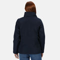 Navy - Side - Regatta Womens-Ladies Beauford Insulated Waterproof Windproof Performance Jacket