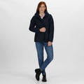 Navy - Pack Shot - Regatta Womens-Ladies Beauford Insulated Waterproof Windproof Performance Jacket