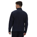 Dark Navy - Side - Regatta Mens Micro Zip Neck Fleece Top