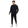 Dark Navy - Lifestyle - Regatta Mens Micro Zip Neck Fleece Top