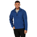 Royal Blue - Back - Regatta Mens Micro Zip Neck Fleece Top