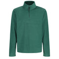 Bottle Green - Front - Regatta Mens Micro Zip Neck Fleece Top