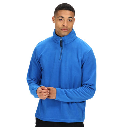 Oxford Blue - Back - Regatta Professional Mens Micro Zip Neck Fleece Top