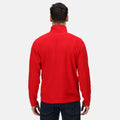 Classic Red - Side - Regatta Mens Micro Zip Neck Fleece Top