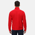 Classic Red - Side - Regatta Professional Mens Micro Zip Neck Fleece Top