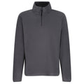 Seal Grey - Front - Regatta Mens Micro Zip Neck Fleece Top