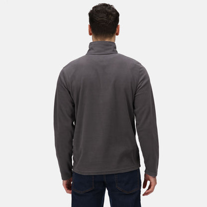 Seal Grey - Side - Regatta Professional Mens Micro Zip Neck Fleece Top