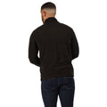 Black - Side - Regatta Mens Micro Zip Neck Fleece Top