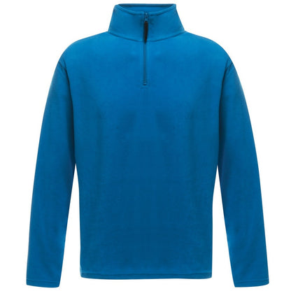 Oxford Blue - Front - Regatta Professional Mens Micro Zip Neck Fleece Top
