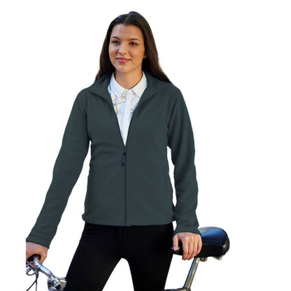 Seal Grey - Side - Regatta Professional Womens-Ladies Microfleece Full Zip Jacket