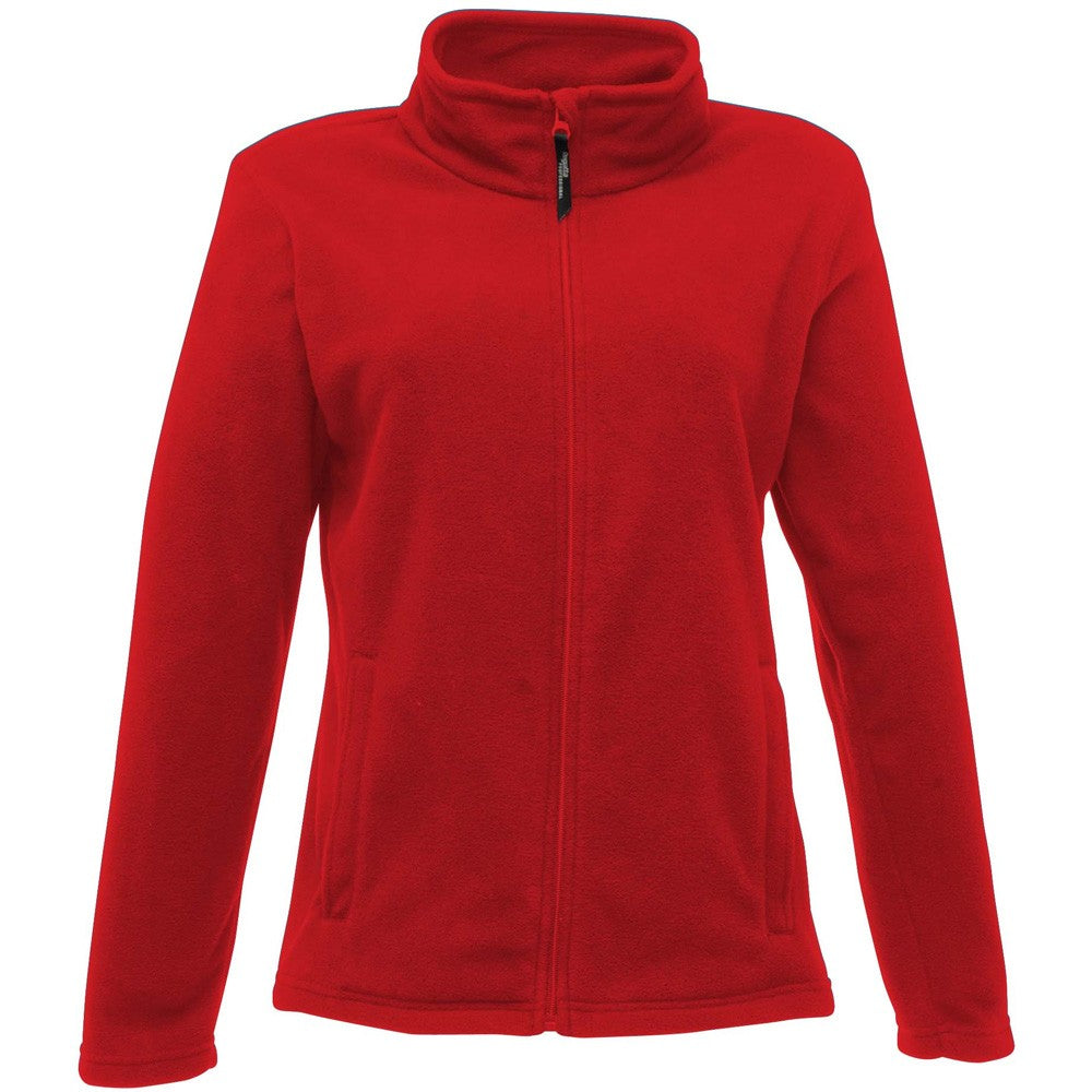 Classic Red - Front - Regatta Professional Womens-Ladies Microfleece Full Zip Jacket
