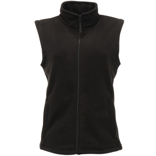 Black - Front - Regatta Professional Womens-Ladies Microfleece Body Warmer