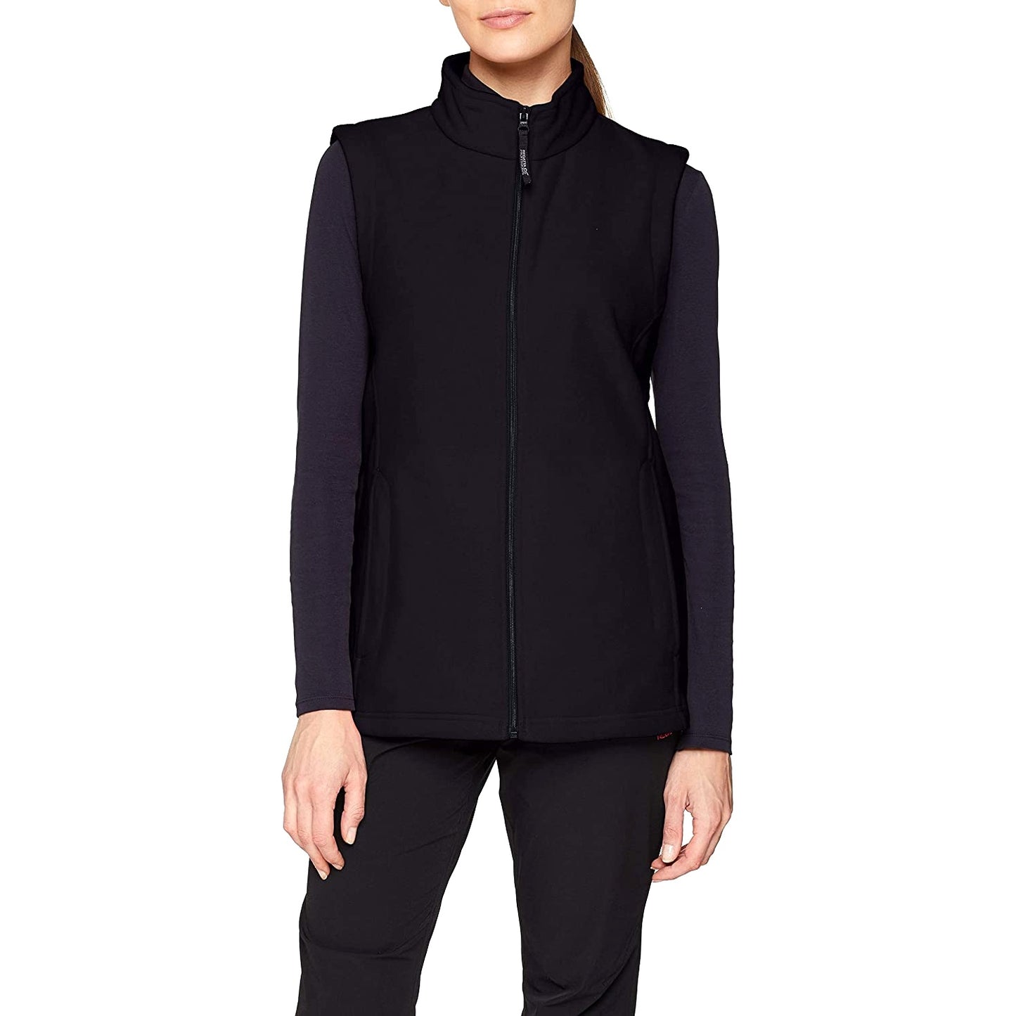 Black - Side - Regatta Professional Womens-Ladies Microfleece Body Warmer