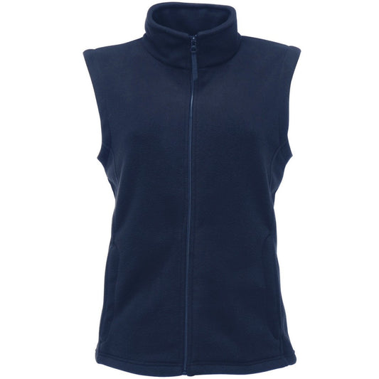 Dark Navy - Front - Regatta Professional Womens-Ladies Microfleece Body Warmer