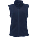 Dark Navy - Front - Regatta Womens-Ladies Micro Fleece Bodywarmer - Gilet