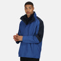 Royal Blue-Navy - Back - Regatta Mens Defender III 3-in-1 Waterproof Windproof Jacket - Performance Jacket