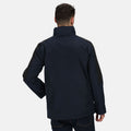 Navy - Black - Side - Regatta Mens Defender III 3-in-1 Waterproof Windproof Jacket - Performance Jacket