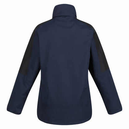 Navy-Black - Back - Regatta Professional Womens-Ladies 3 in 1 Waterproof Jacket