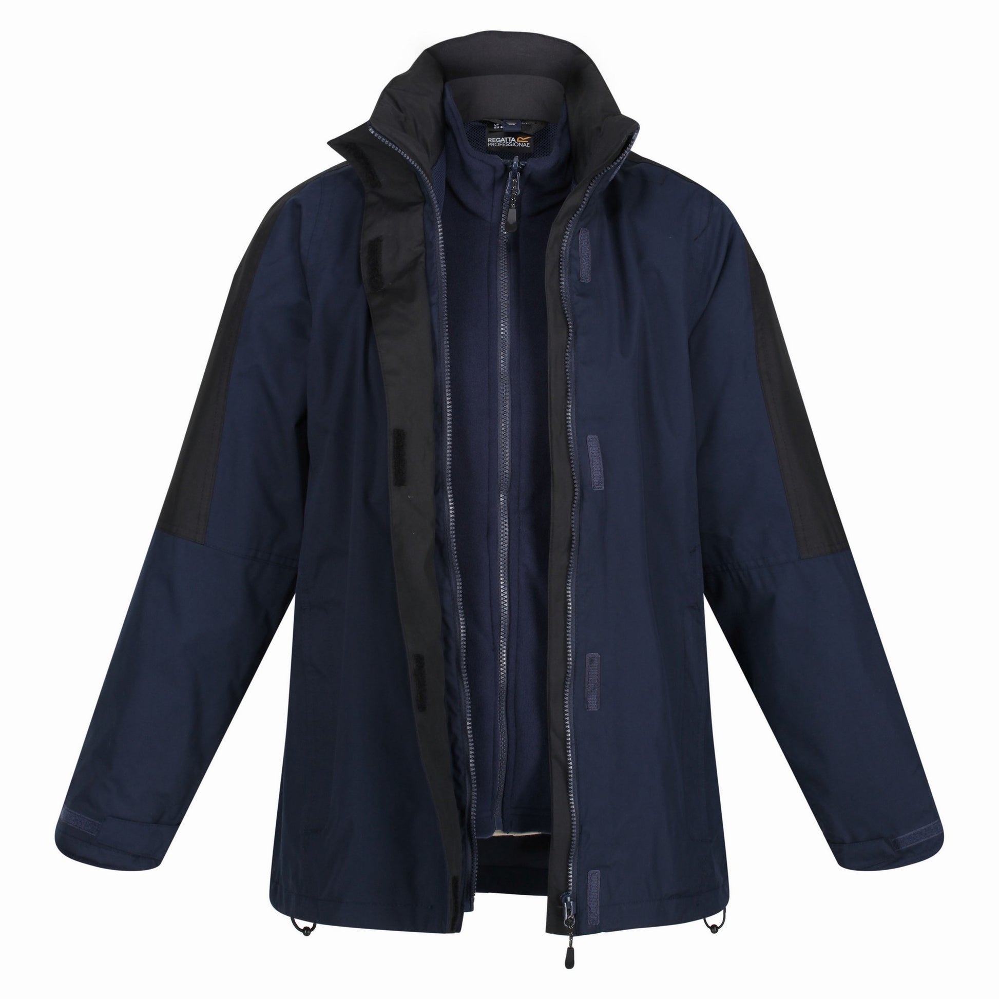 Navy-Black - Lifestyle - Regatta Professional Womens-Ladies 3 in 1 Waterproof Jacket