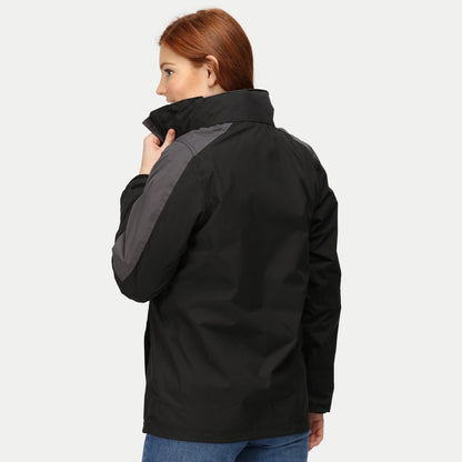 Black-Sealgrey - Lifestyle - Regatta Professional Womens-Ladies 3 in 1 Waterproof Jacket
