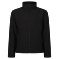 Black - Front - Regatta Professional Reid Mens Softshell Wind Resistant Water Repellent Jacket