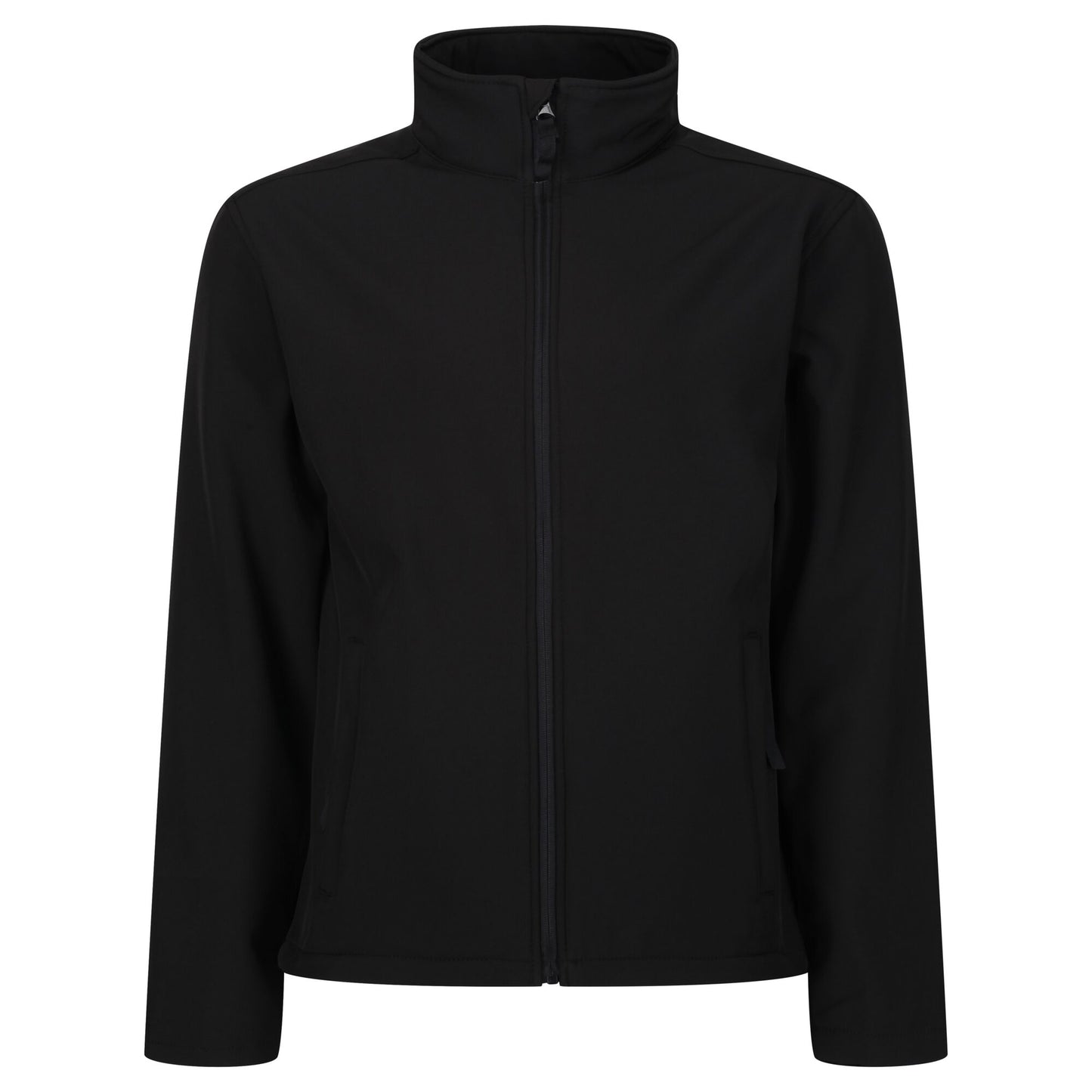 Black - Front - Regatta Professional Reid Mens Softshell Wind Resistant Water Repellent Jacket
