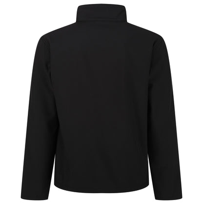 Black - Back - Regatta Professional Reid Mens Softshell Wind Resistant Water Repellent Jacket