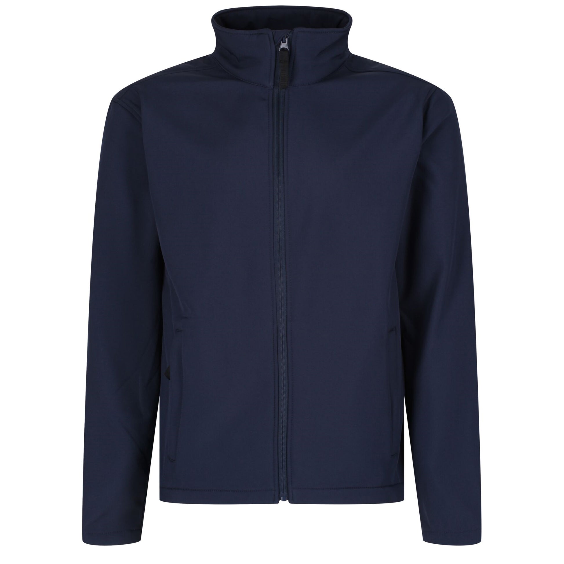 Navy - Front - Regatta Professional Reid Mens Softshell Wind Resistant Water Repellent Jacket