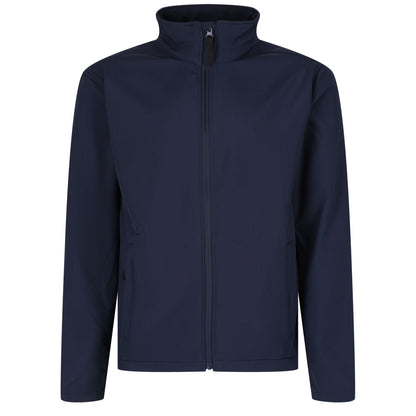 Navy - Front - Regatta Professional Reid Mens Softshell Wind Resistant Water Repellent Jacket