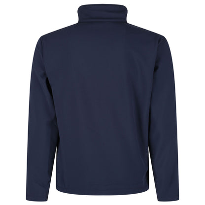 Navy - Back - Regatta Professional Reid Mens Softshell Wind Resistant Water Repellent Jacket