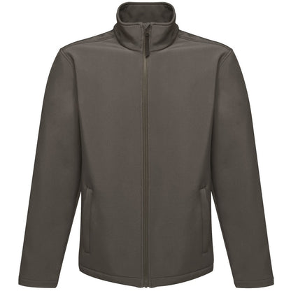 Seal Grey - Front - Regatta Professional Reid Mens Softshell Wind Resistant Water Repellent Jacket