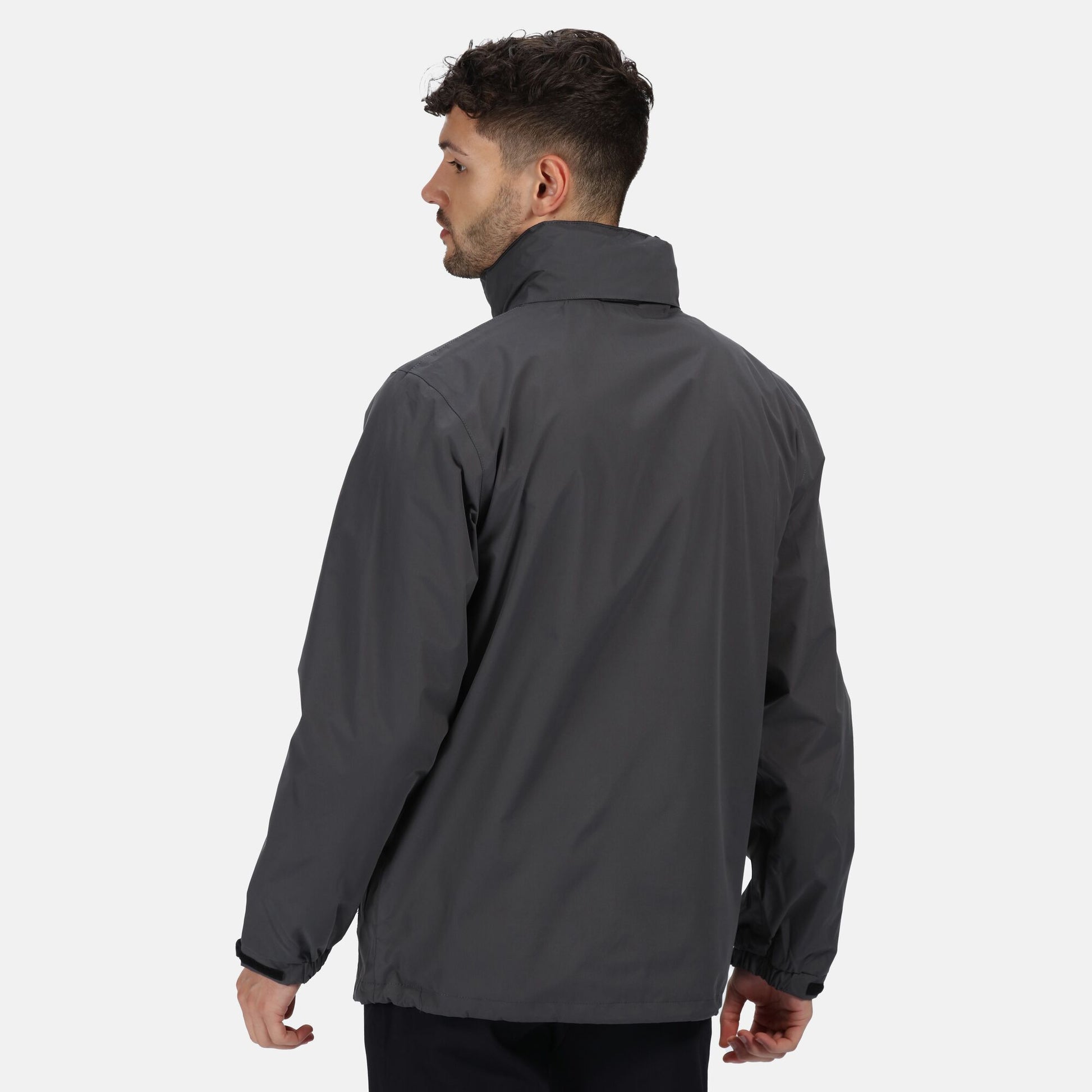 Seal Grey-Black - Back - Regatta Professional Mens Standout Ardmore Jacket (Waterproof & Windproof)
