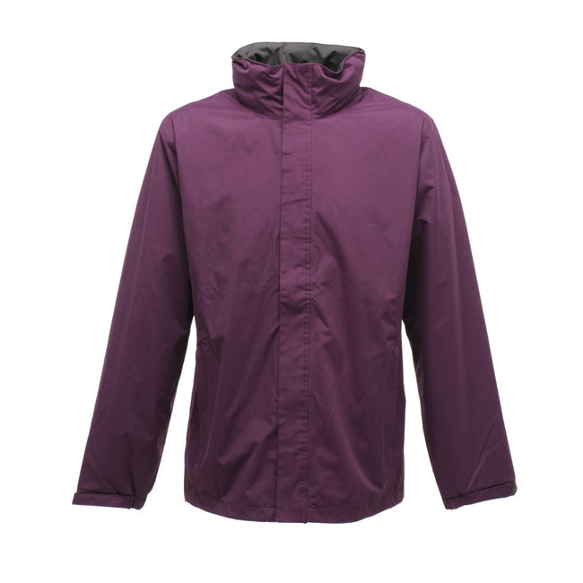 Majestic Purple-Seal Grey - Front - Regatta Professional Mens Standout Ardmore Jacket (Waterproof & Windproof)