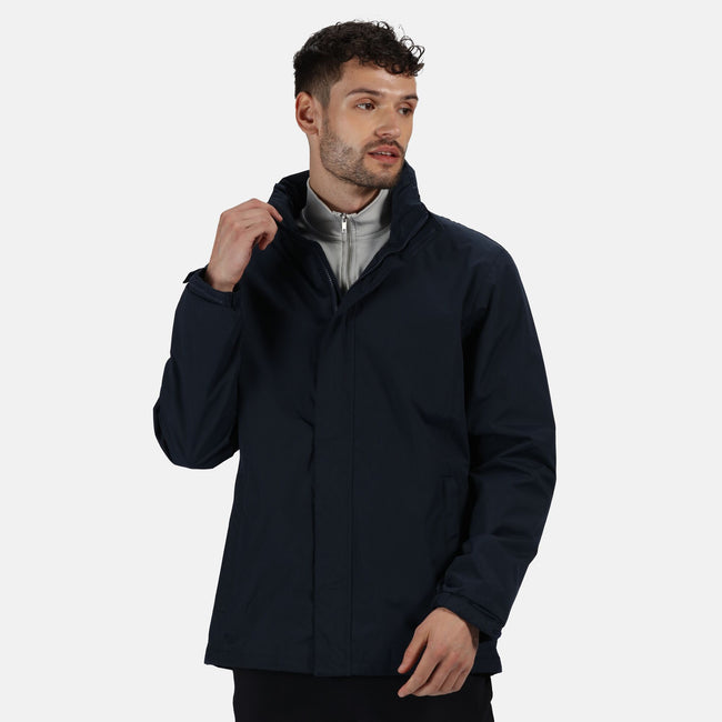 Navy - Side - Regatta Professional Mens Standout Ardmore Jacket (Waterproof & Windproof)