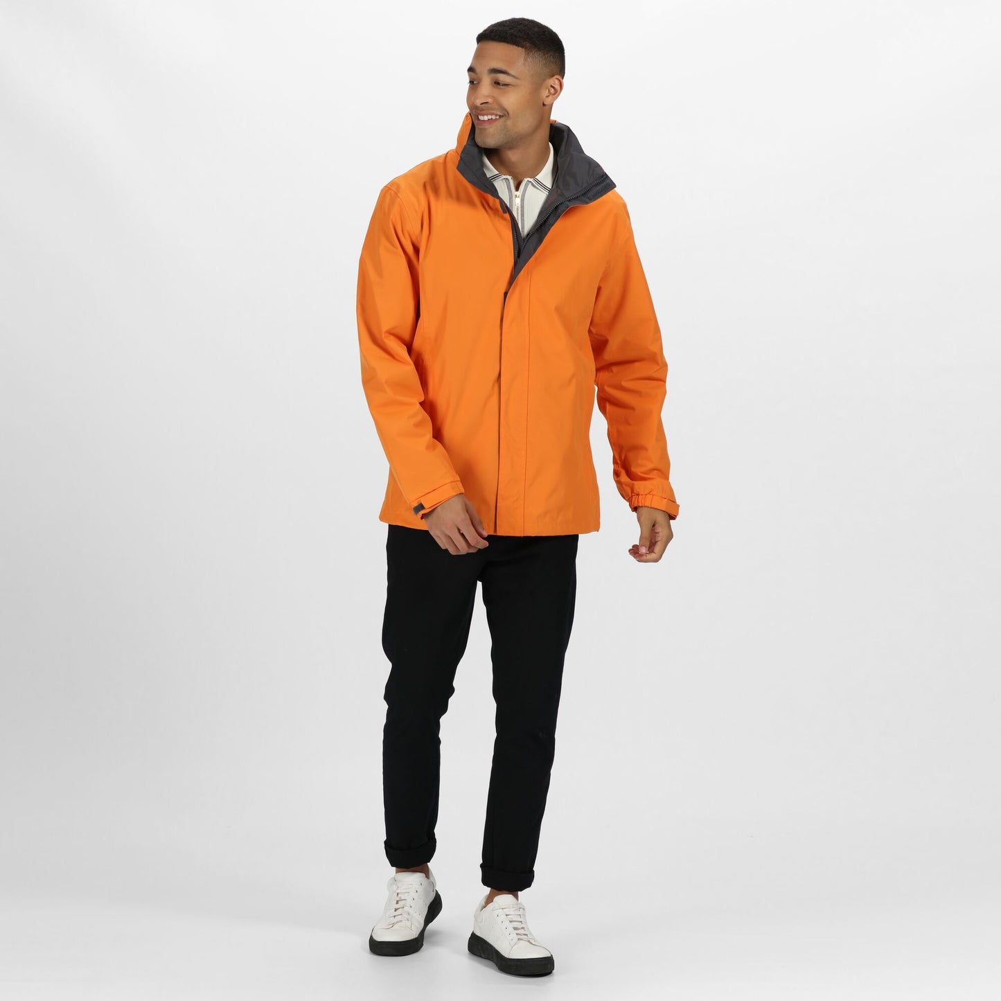 Sun Orange-Seal Grey - Back - Regatta Professional Mens Standout Ardmore Jacket (Waterproof & Windproof)