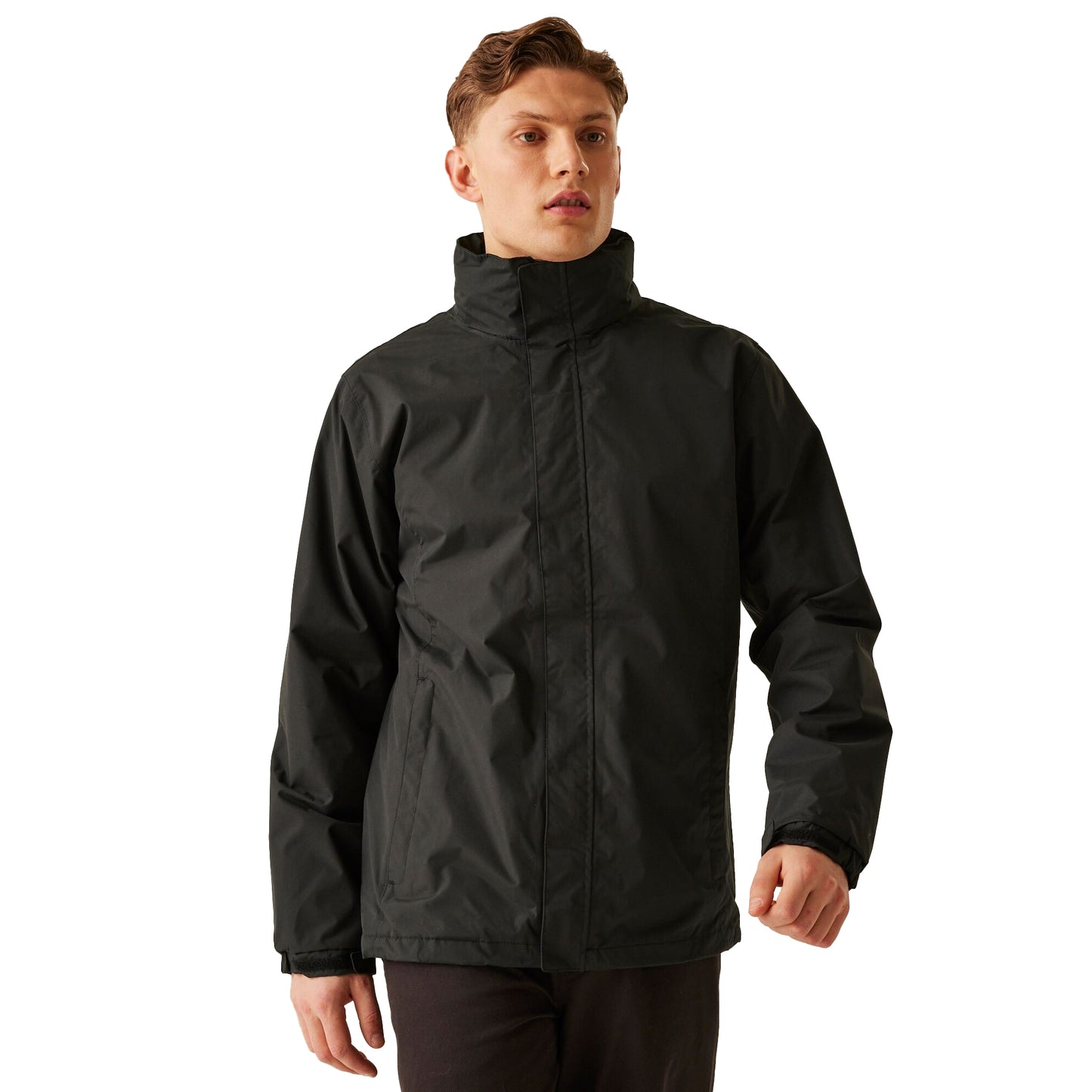 Black - Side - Regatta Professional Mens Standout Ardmore Jacket (Waterproof & Windproof)