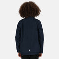 Navy-Navy - Lifestyle - Regatta Kids-Childrens Waterproof Windproof Dover Jacket