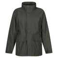 Dark Olive - Front - Regatta Mens Vertex III Waterproof Breathable Jacket