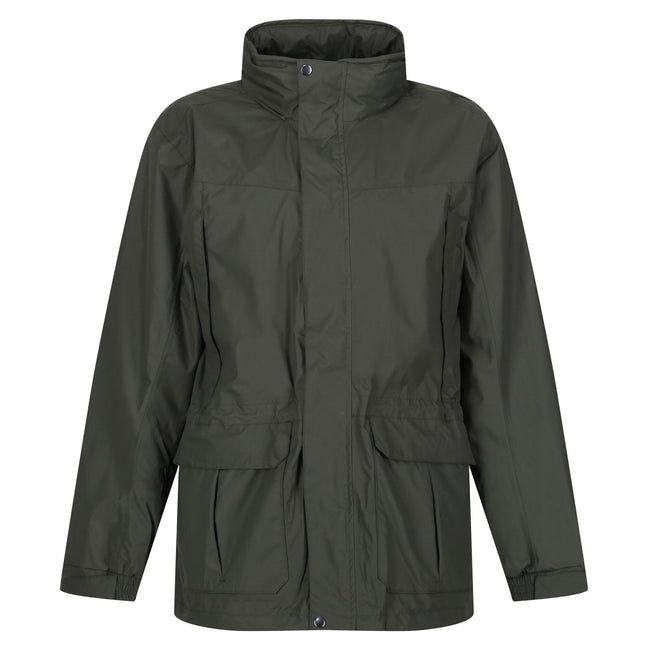 Dark Olive - Front - Regatta Professional Mens Waterproof Breathable Jacket