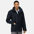Navy - Side - Regatta Professional Mens Waterproof Breathable Jacket