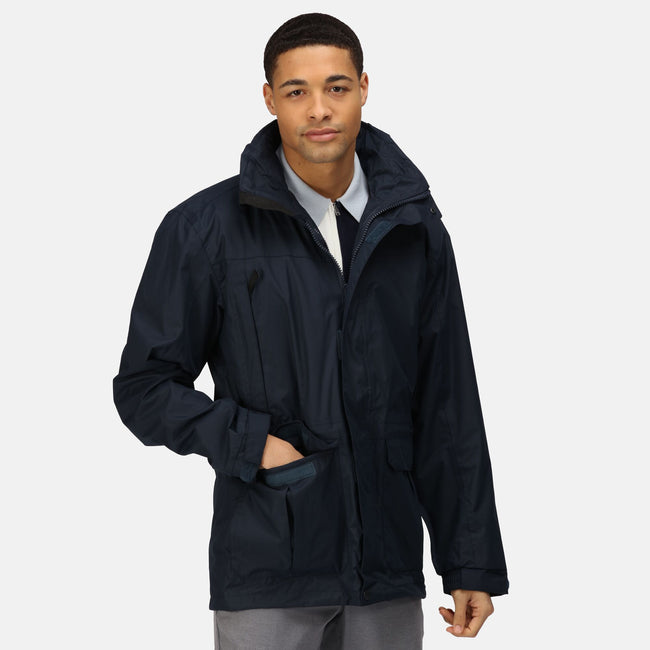 Navy - Side - Regatta Professional Mens Waterproof Breathable Jacket