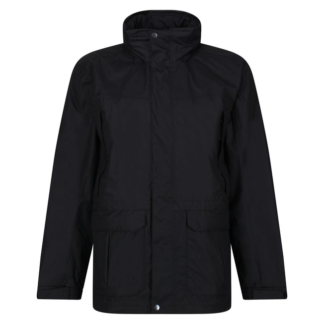 Black - Front - Regatta Professional Mens Waterproof Breathable Jacket