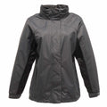 Seal Grey-Black - Front - Regatta Womens-Ladies Ashford Jacket (Waterproof, Windproof And Breathable)