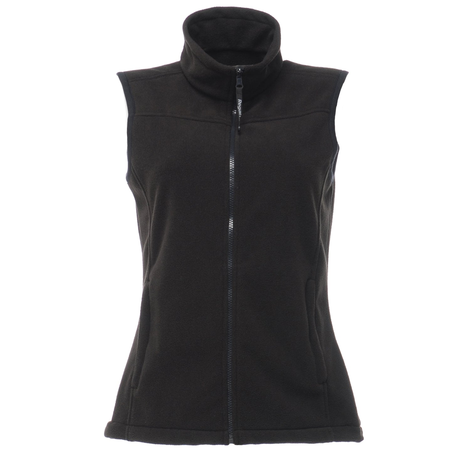 Black - Front - Regatta Professional Womens-Ladies Haber II 250 Series Anti-pill Fleece Bodywarmer - Sleeveless Jacket