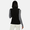 Black - Side - Regatta Professional Womens-Ladies Haber II 250 Series Anti-pill Fleece Bodywarmer - Sleeveless Jacket