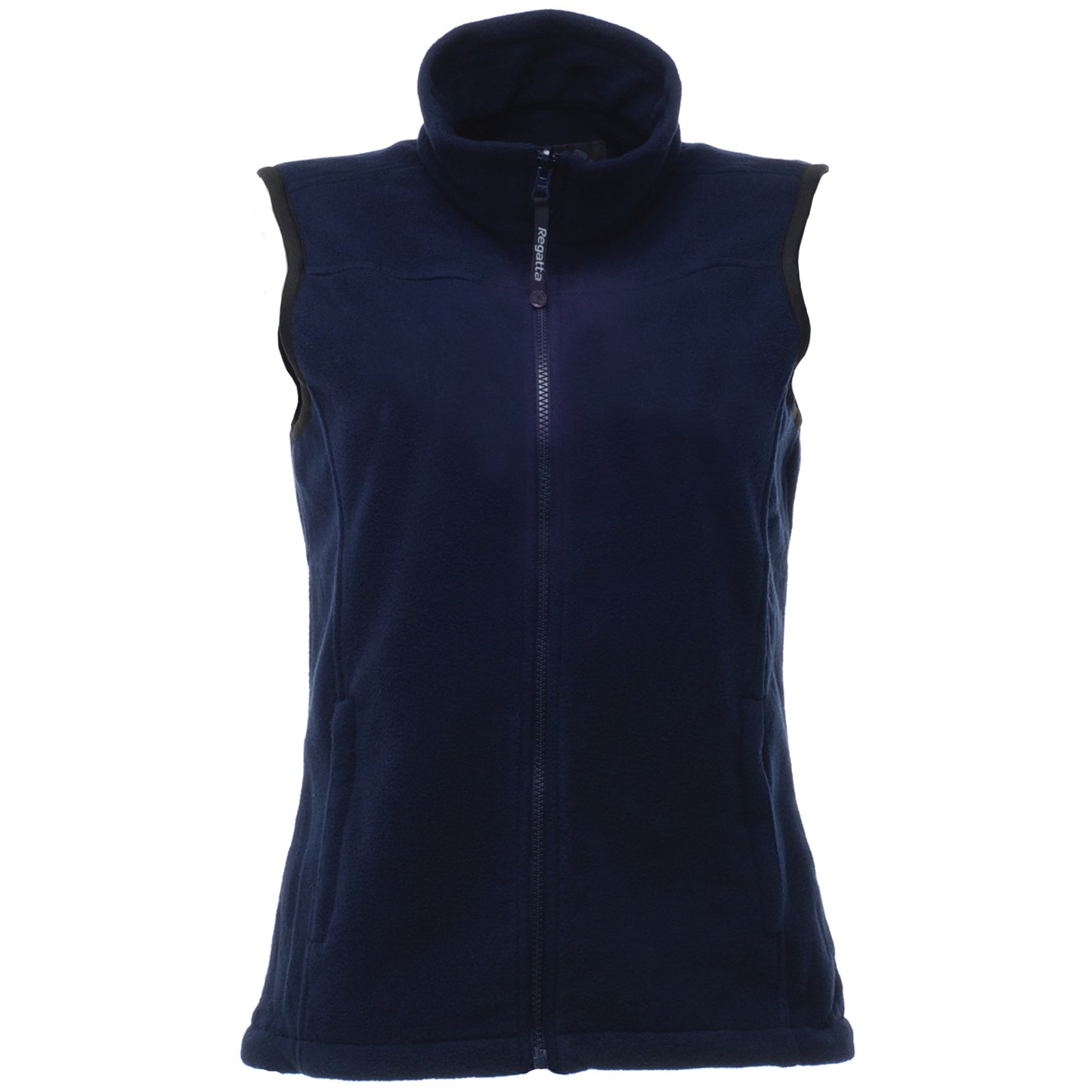 Dark Navy - Front - Regatta Professional Womens-Ladies Haber II 250 Series Anti-pill Fleece Bodywarmer - Sleeveless Jacket