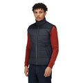 Navy - Side - Regatta Mens Standout Altoona Insulated Bodywarmer Jacket