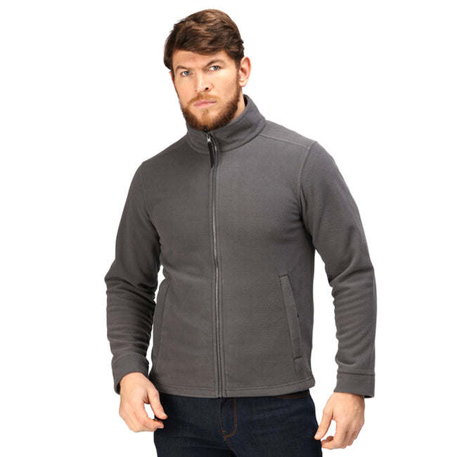 Seal Grey - Side - Regatta Professional Mens Full Zip Fleece Jacket