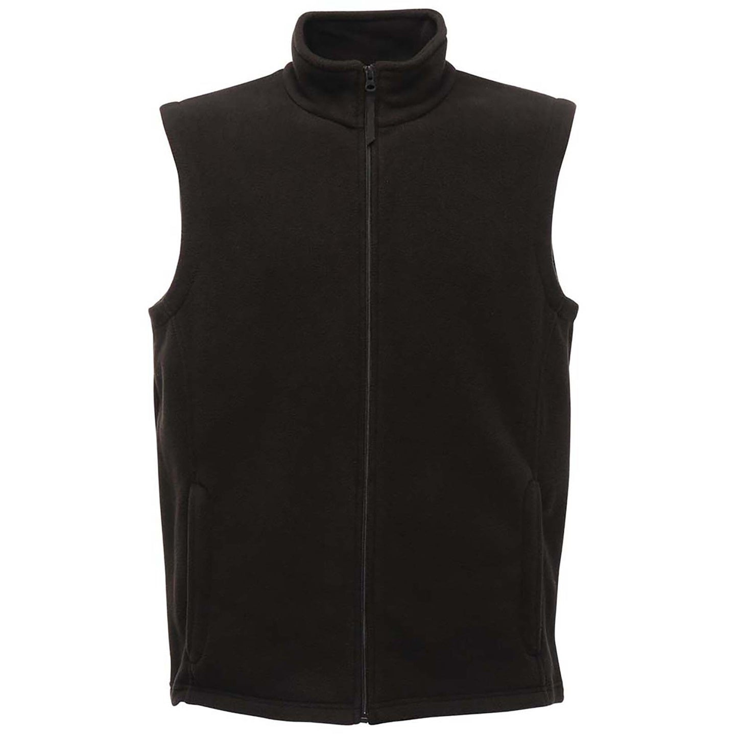 Black - Front - Regatta Professional Mens Microfleece Gilet