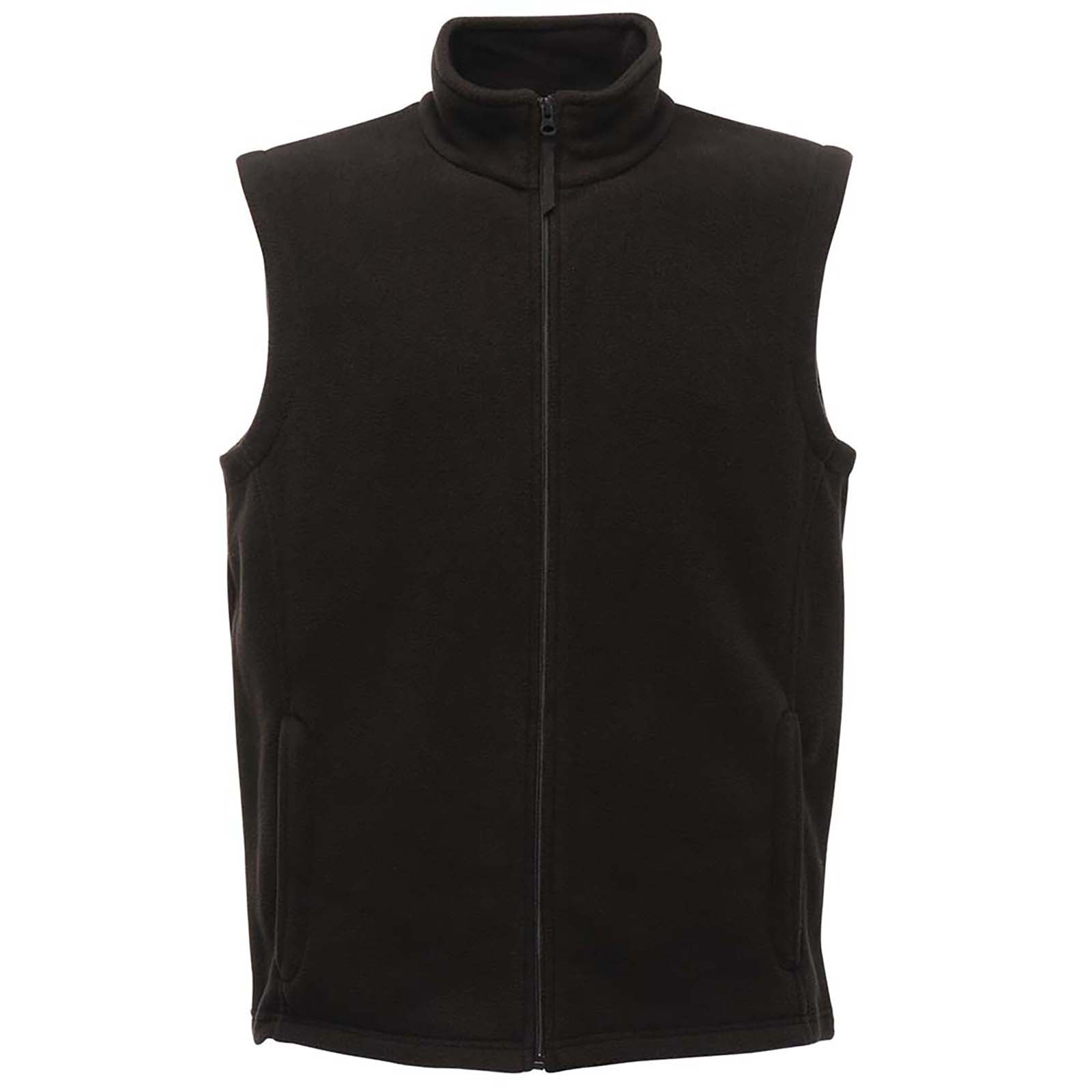 Black - Front - Regatta Professional Mens Microfleece Gilet